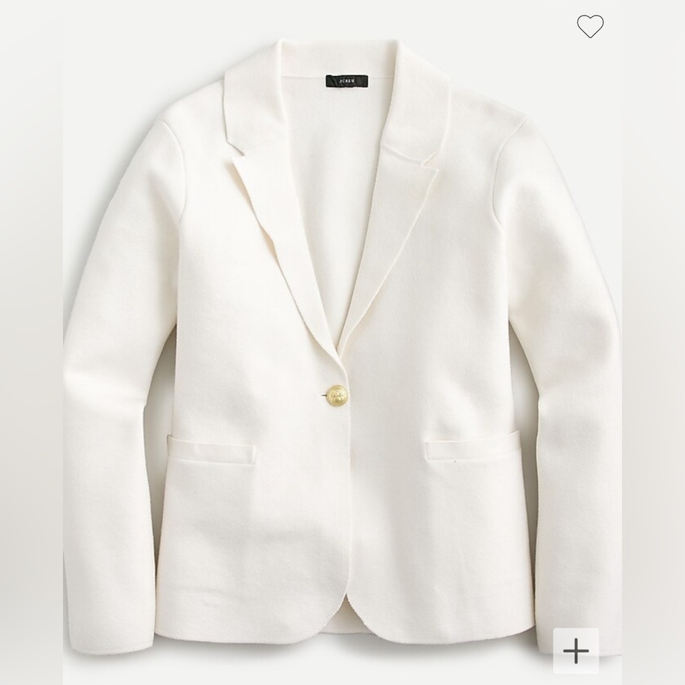 J crew Camille blazer, ivory size large